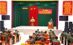 Quân khu tổ chức tập huấn cán bộ Tăng – Thiết giáp năm 2024